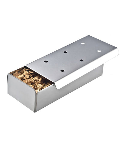 ProQ Stainless Steel Smoker Box for Smoking Wood Chips Gas Or Charcoal BBQs